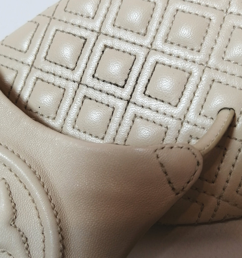 Tory Burch Cream Leather 'Fleming' Sandals | Gently Used |