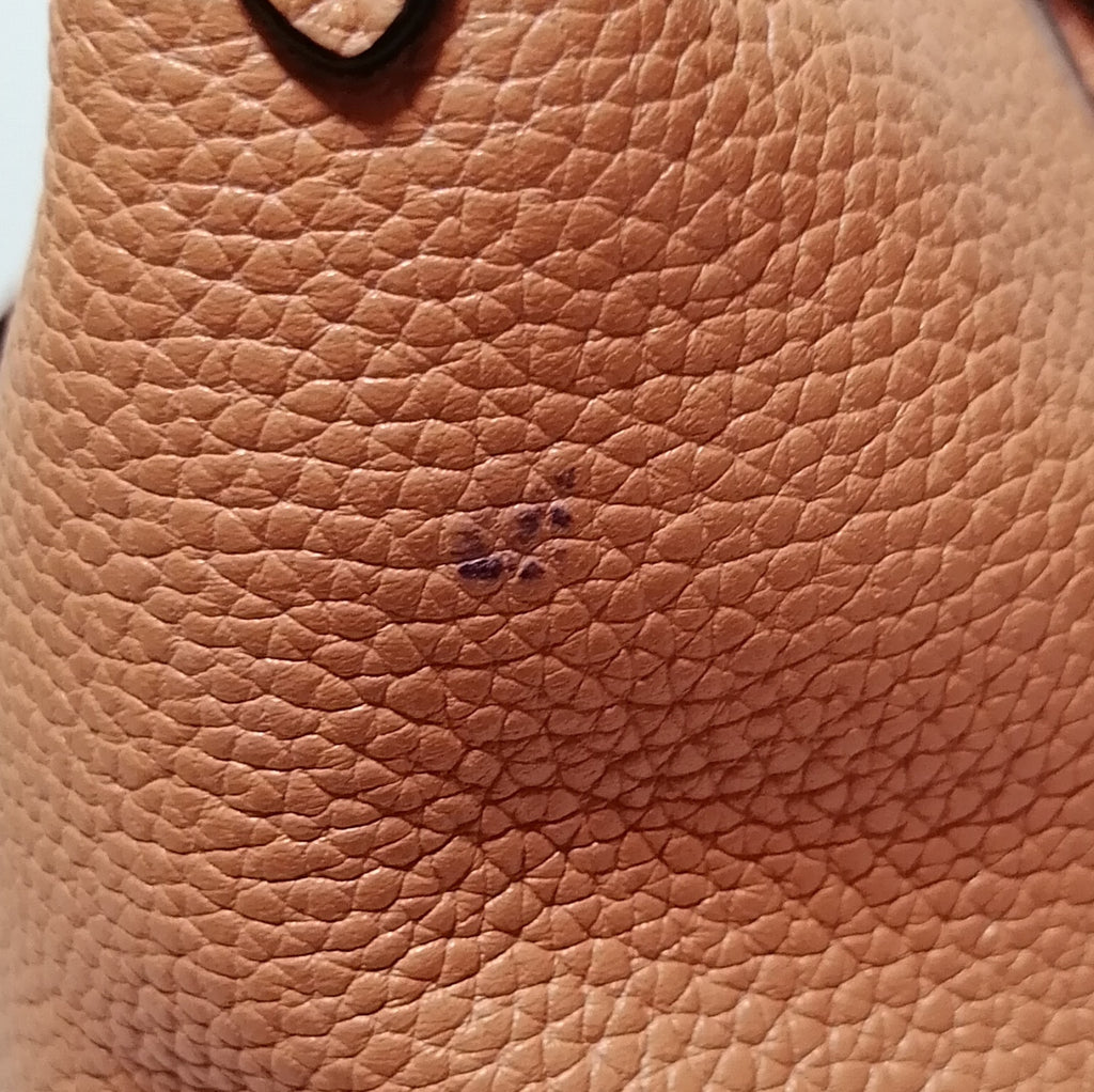 Coach Peach Leather Satchel 