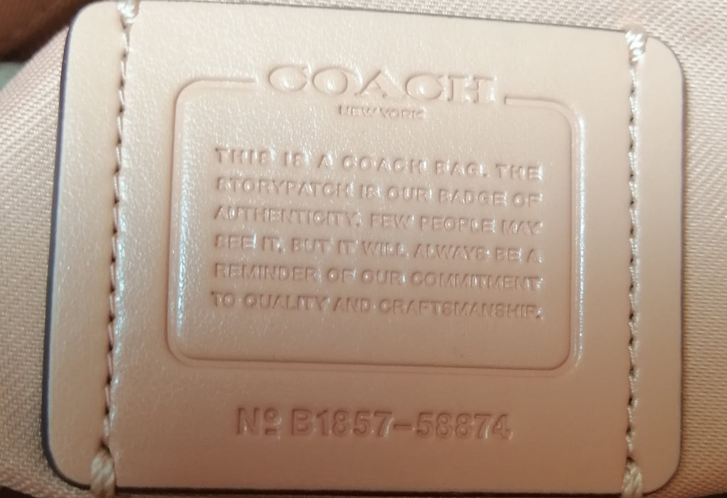 Coach Peach Leather Satchel 