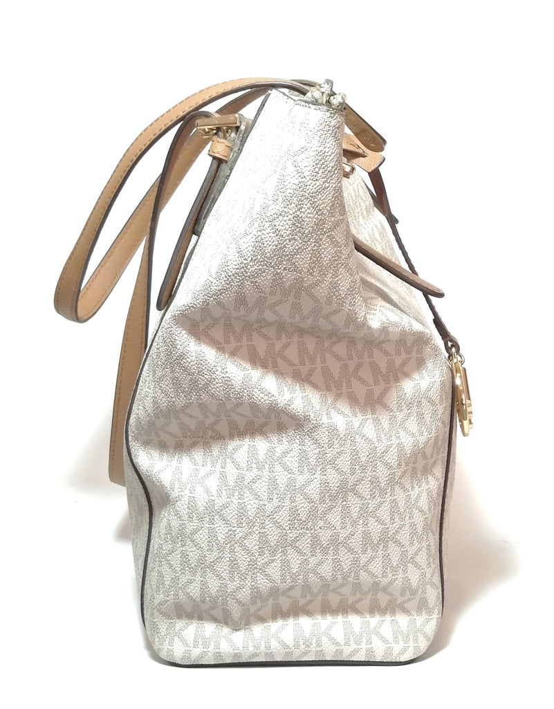 Michael Kors Vanilla Monogram Shoulder Bag 