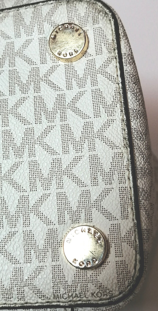 Michael Kors Vanilla Monogram Shoulder Bag 