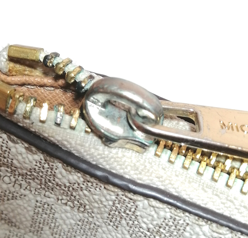 Michael Kors Vanilla Monogram Shoulder Bag 