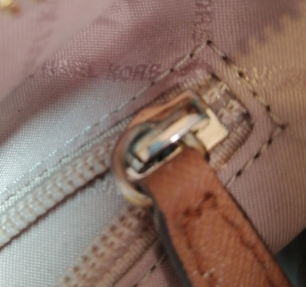 Michael Kors Vanilla Monogram Shoulder Bag 