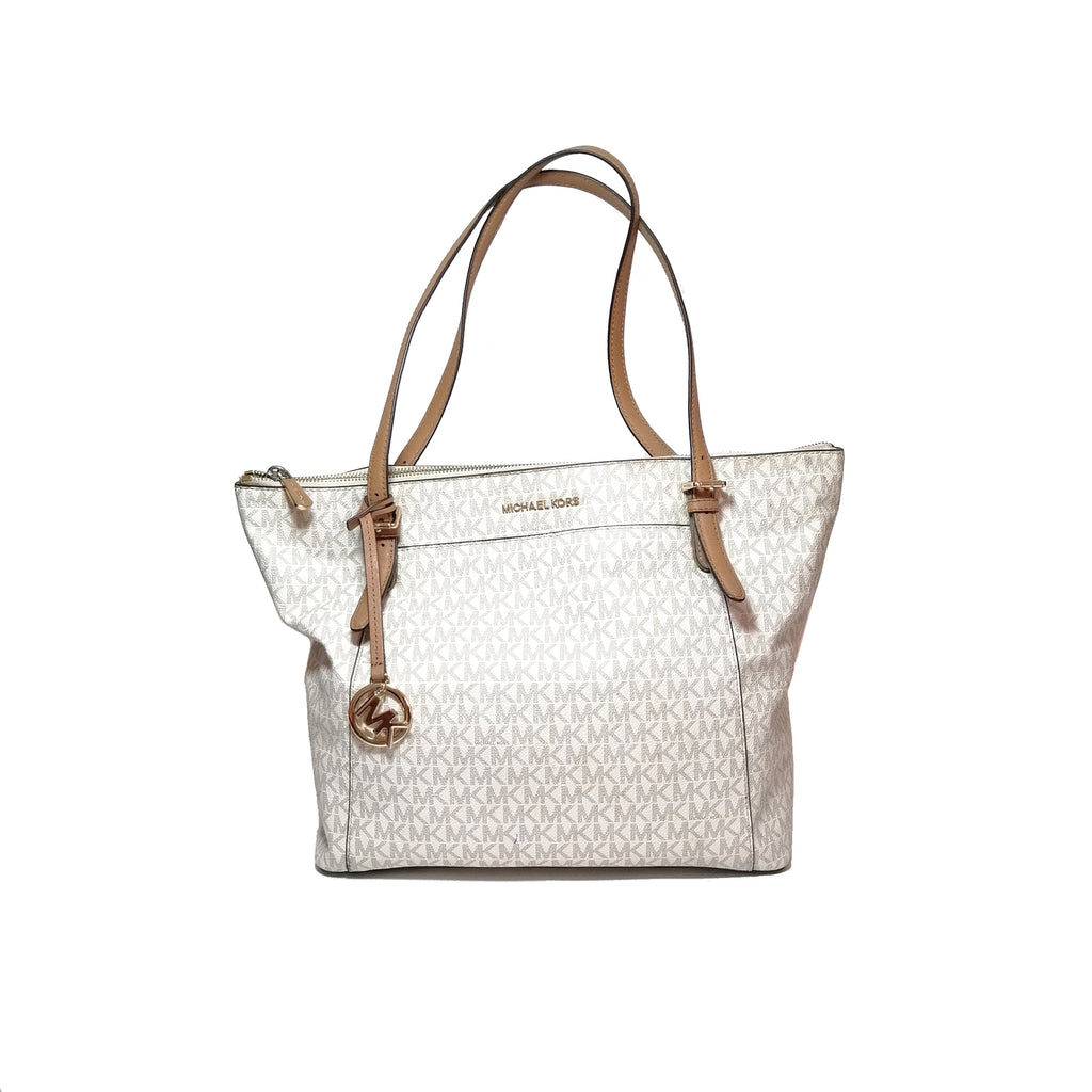Michael Kors Vanilla Monogram Shoulder Bag 