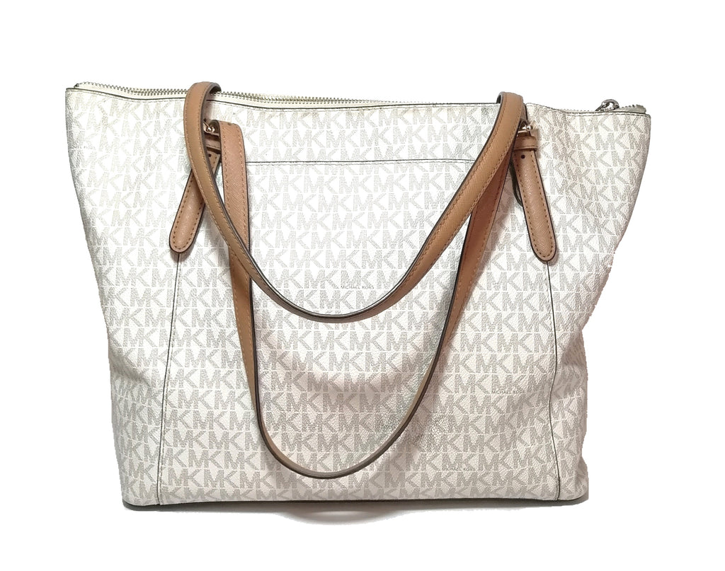 Michael Kors Vanilla Monogram Shoulder Bag 