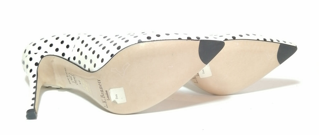 L.K Bennett Black & White Polka Dot Pumps
