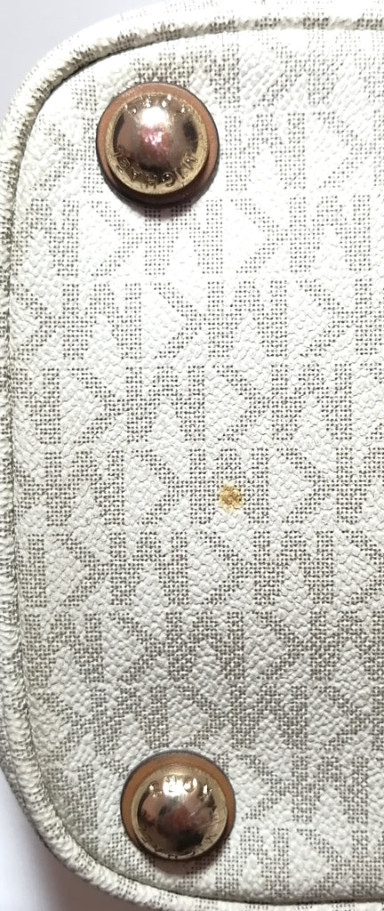 Michael Kors Vanilla Jet Set Item East West Signature Tote | Pre Loved |
