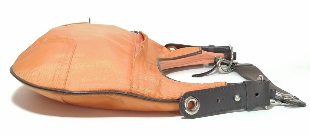 Lacoste Orange Nylon Hobo Shoulder Bag | Gently Used |