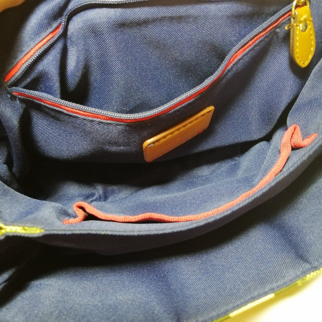 Tommy Hilfiger Monogram Canvas Shoulder Bag 