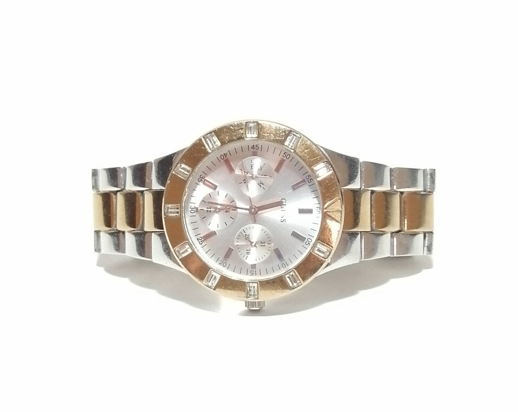 Guess Silver & Gold Bracelet Watch