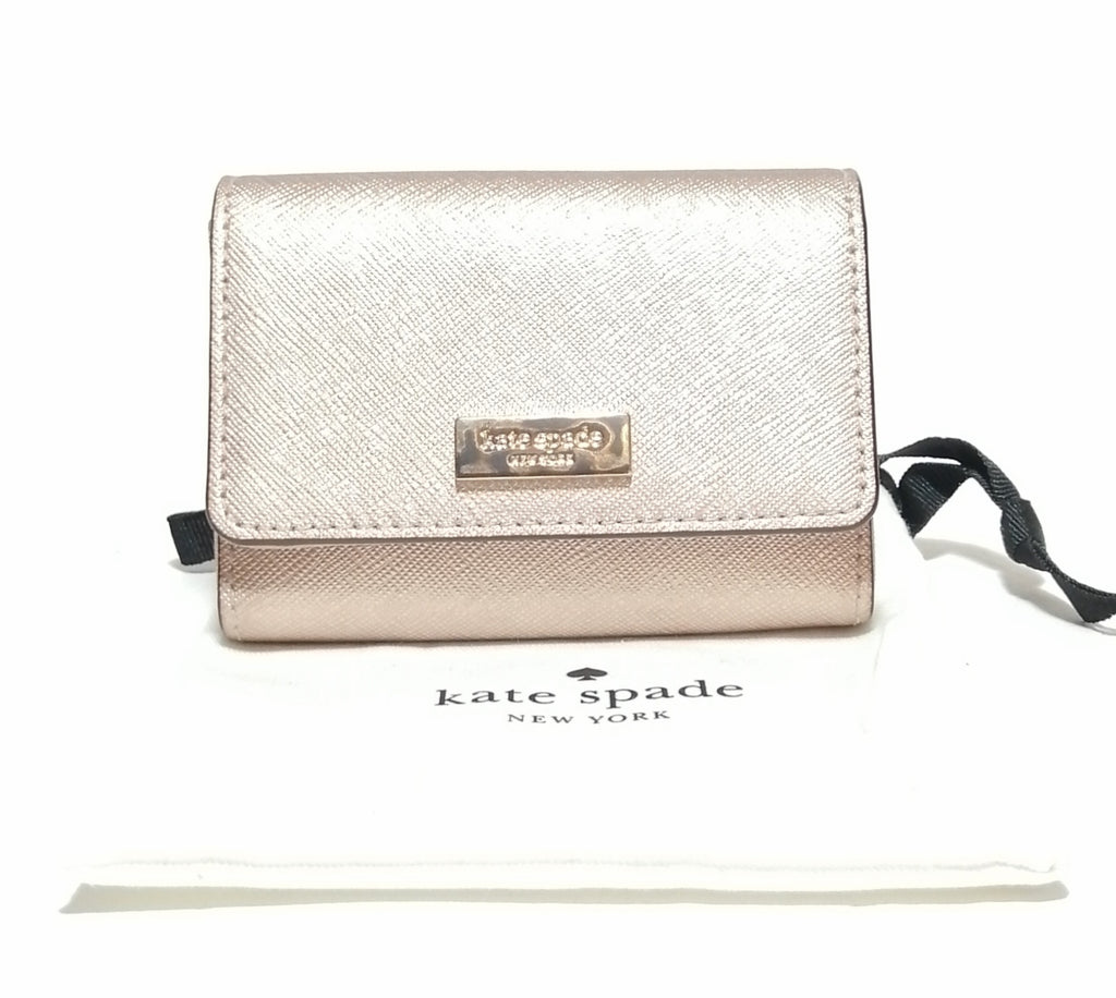 Kate Spade Rose Gold Business Card Holder