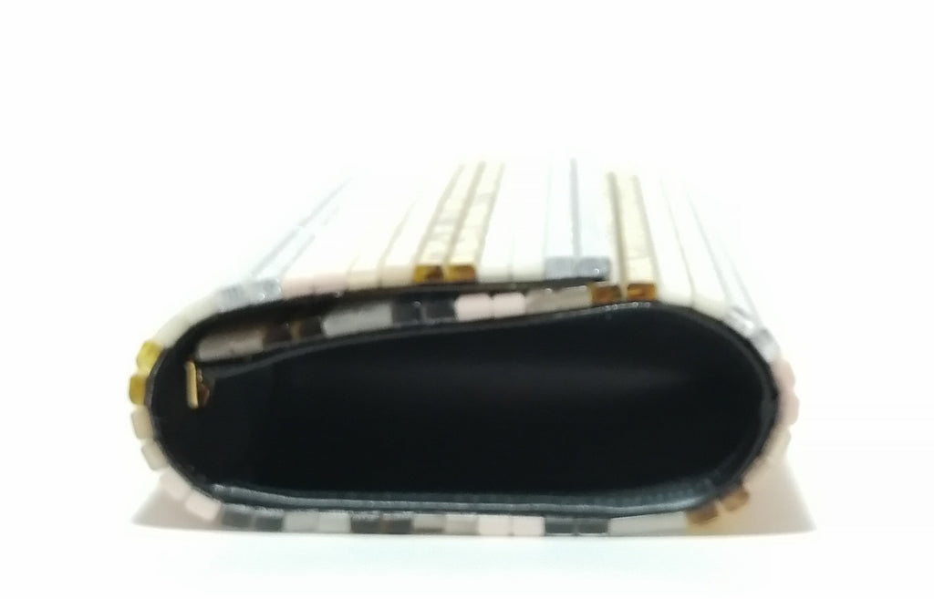 Kurt Geiger Metal Acrylic Nude Envelope Party Clutch 