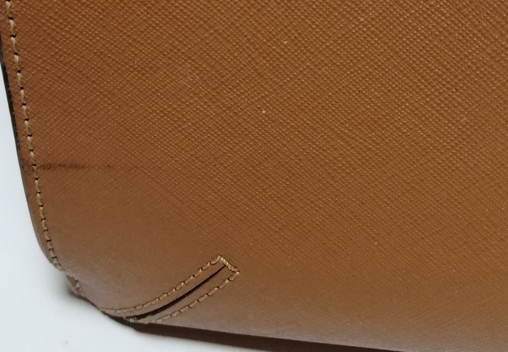 Tory Burch Tan Saffinao Leather Satchel 