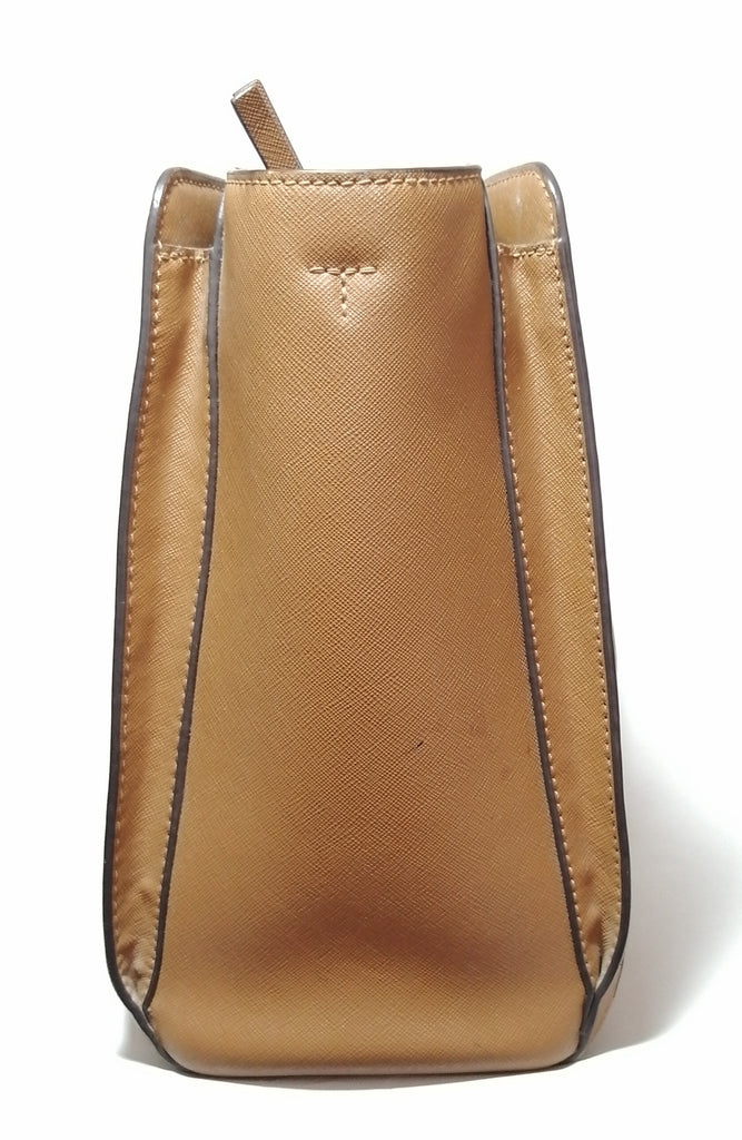 Tory Burch Tan Saffinao Leather Satchel 