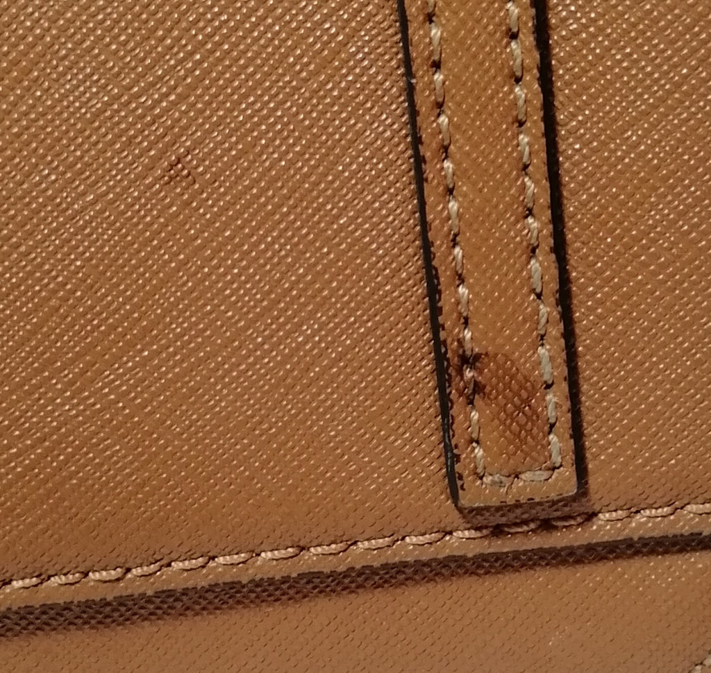Tory Burch Tan Saffinao Leather Satchel 