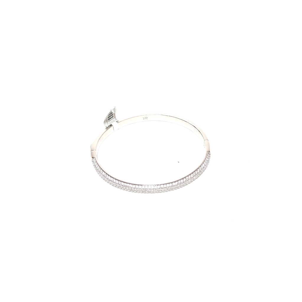 Banana Republic Silver Rhinestones Bangle 