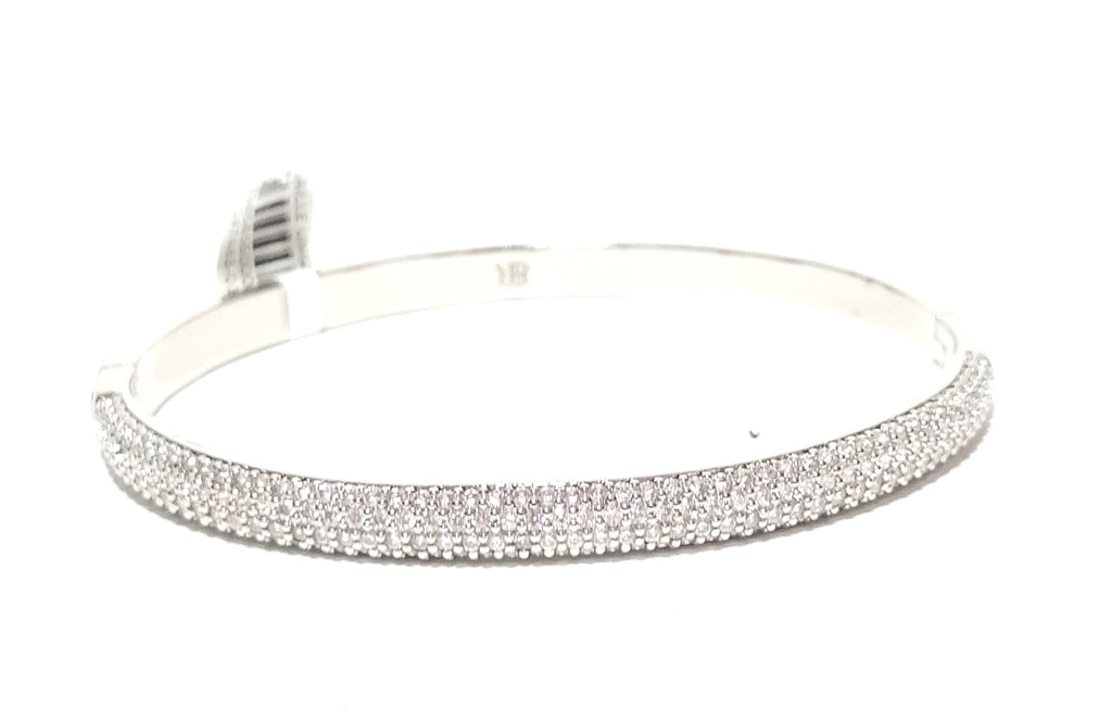 Banana Republic Silver Rhinestones Bangle 