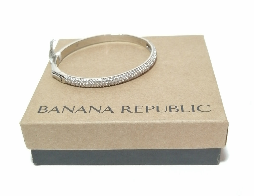 Banana Republic Silver Rhinestones Bangle 