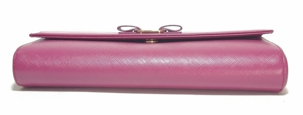 Salvatore Ferragamo Pink Leather Clutch