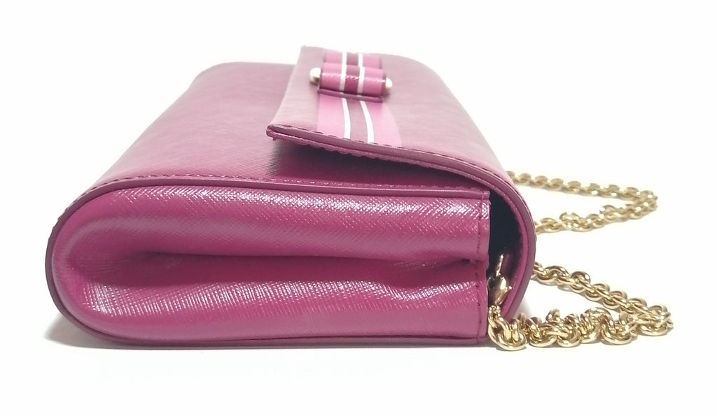 Salvatore Ferragamo Pink Leather Clutch