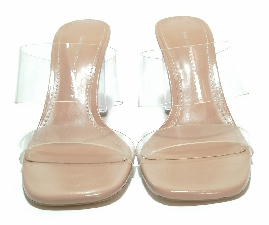 ZARA Clear Vinyl Heels