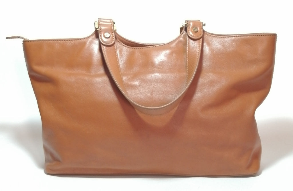 Tory Burch 'Bombe' Tan Leather Tote