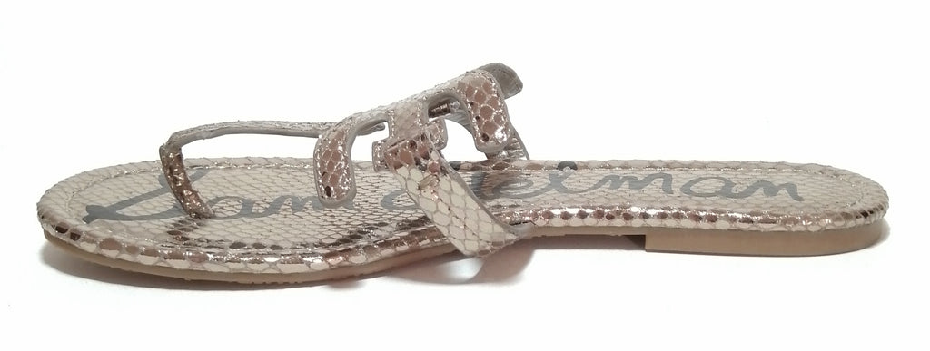 Sam Edelman Croc Print Silver 'CARA' Flats