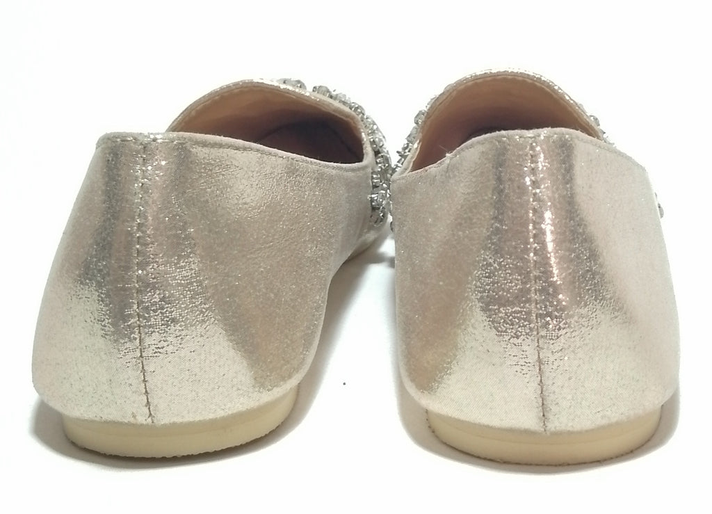 Iconic Gold Rhinestone Pointed Loafers