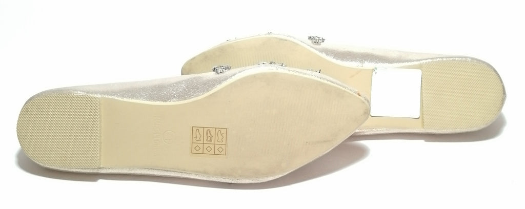 Iconic Gold Rhinestone Pointed Loafers