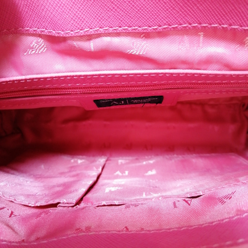Armani Jeans Pink Tassel Satchel