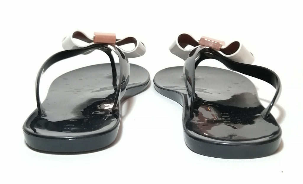 Ted Baker Black Bow Jelly Sandals