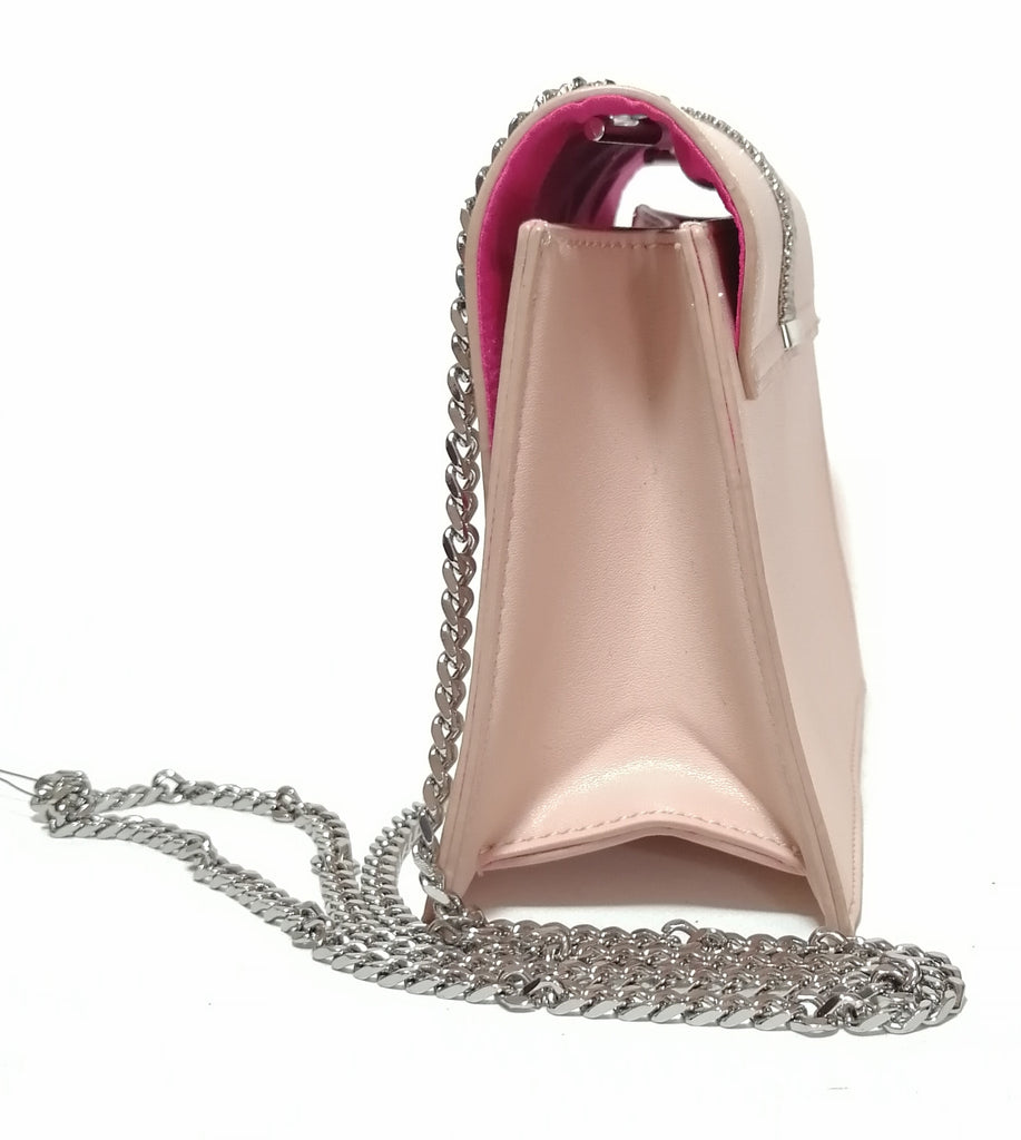 Dune Silver Rhinestone Heels