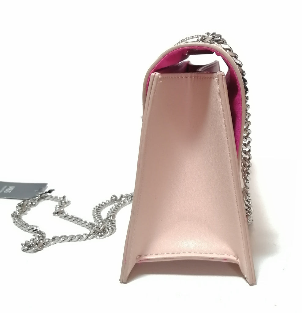 Dune Silver Rhinestone Heels