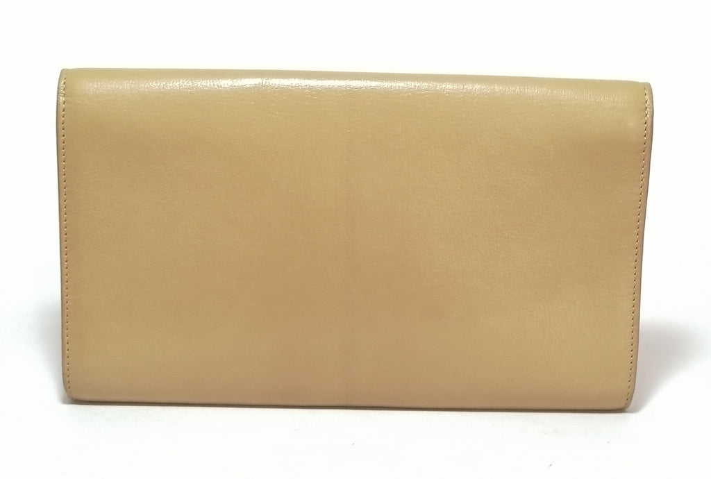 YSL Camel Leather Classic Clutch