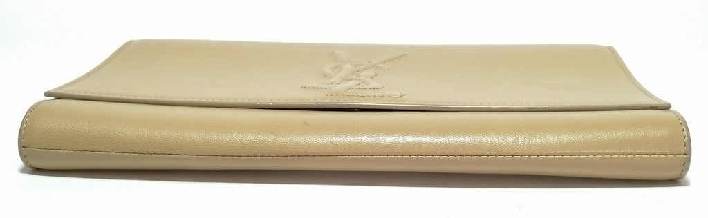 YSL Camel Leather Classic Clutch
