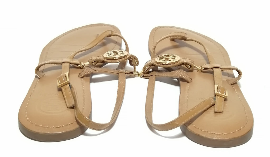 Tory Burch Tan Leather 'Ali' Sandals