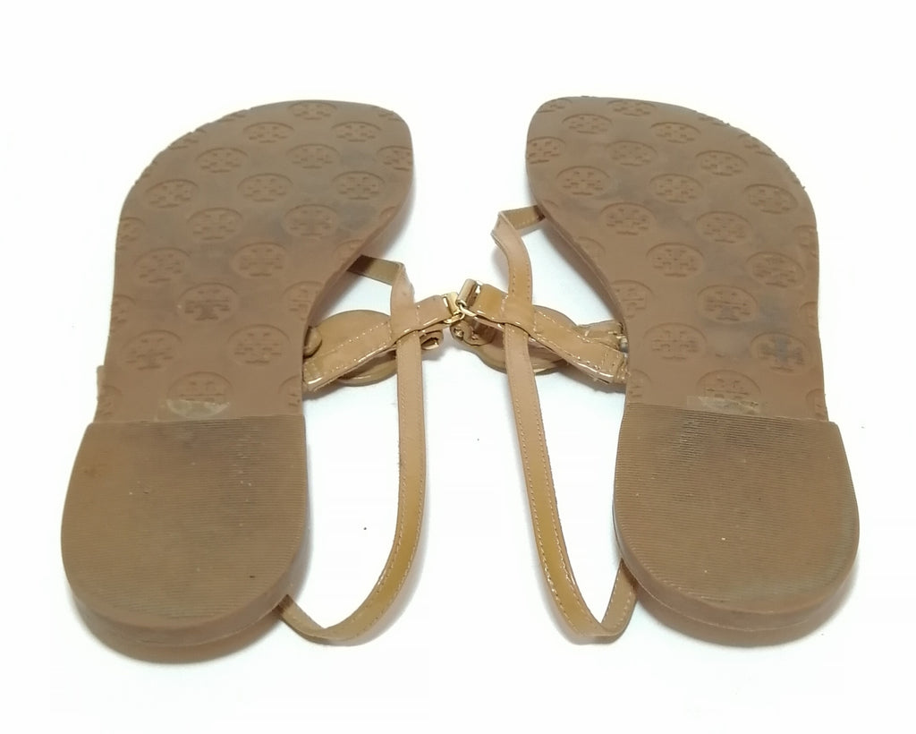 Tory Burch Tan Leather 'Ali' Sandals