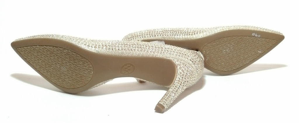 Michael Kors Rhinestone Pointed Pumps