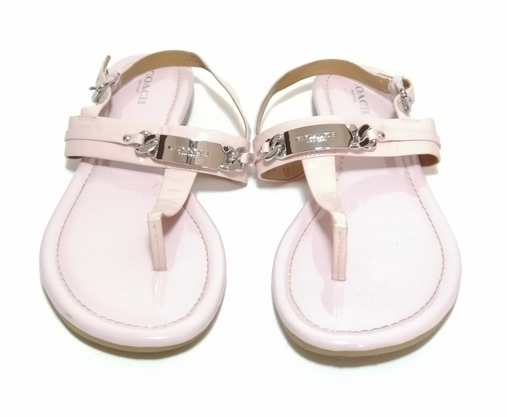Coach Lilac Patent Leather 'Caterine' Thong Sandals