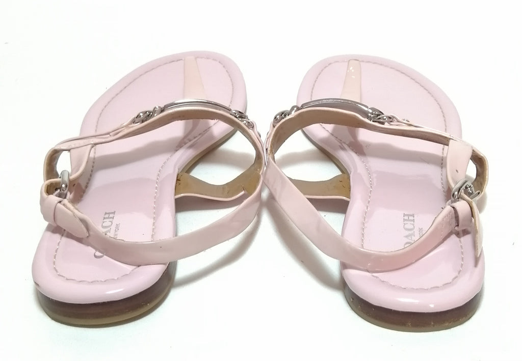 Coach Lilac Patent Leather 'Caterine' Thong Sandals