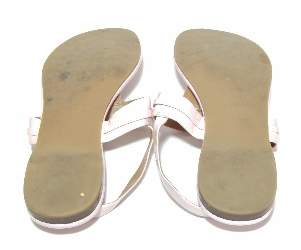 Coach Lilac Patent Leather 'Caterine' Thong Sandals