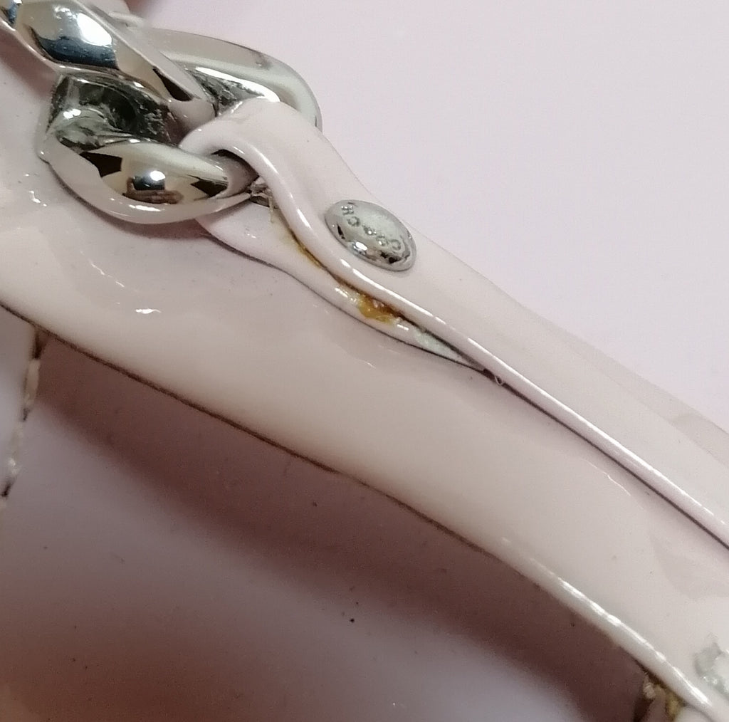 Coach Lilac Patent Leather 'Caterine' Thong Sandals