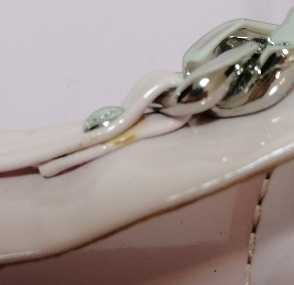 Coach Lilac Patent Leather 'Caterine' Thong Sandals
