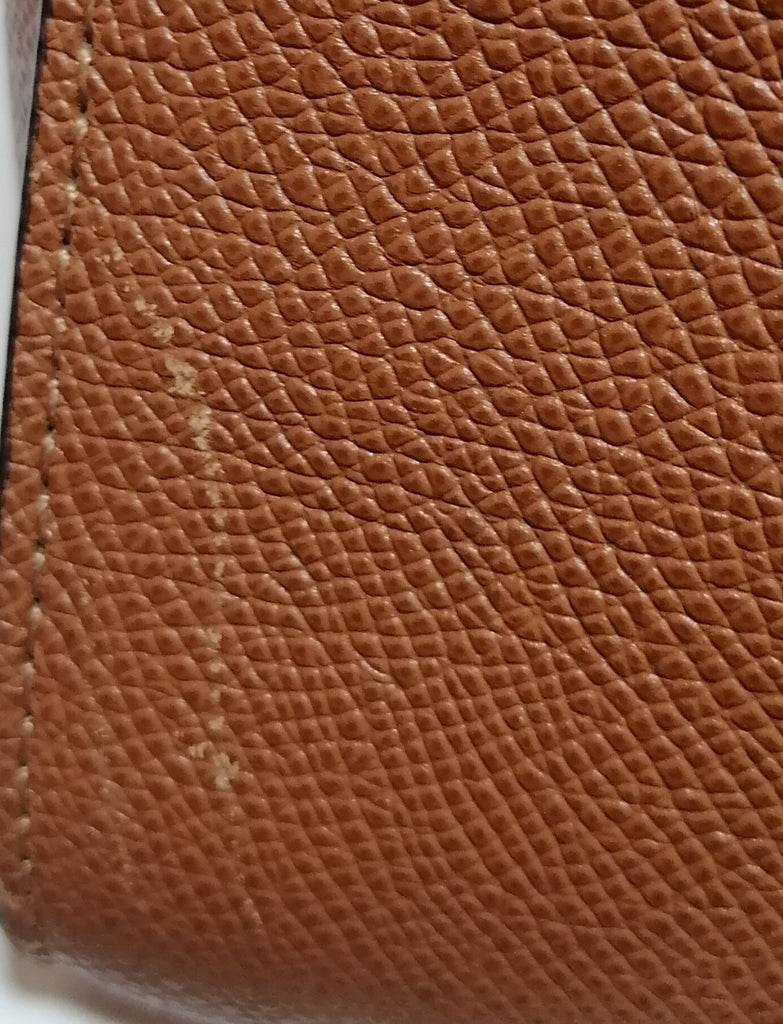 Coach Tan Pebbled Leather Satchel