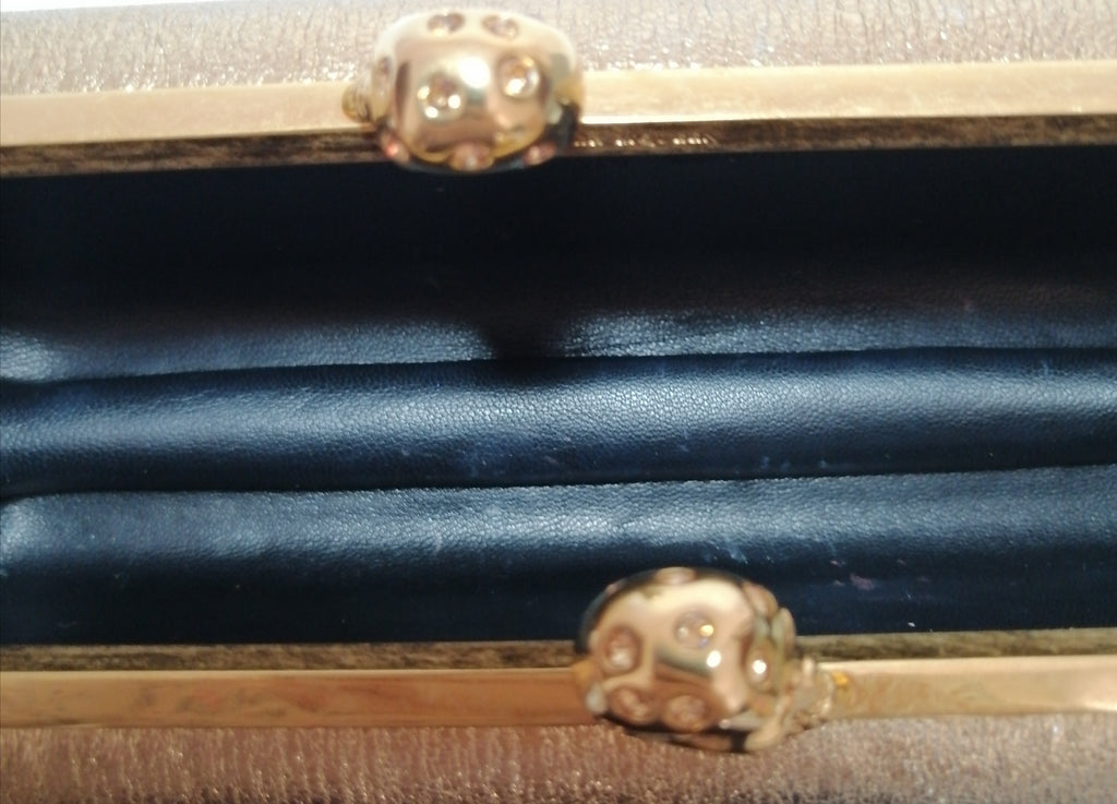 Alexander McQueen Leather Skull Clutch 
