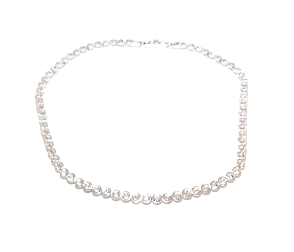 Swarovski 5007747 White Rhodium Crystal Tennis Set