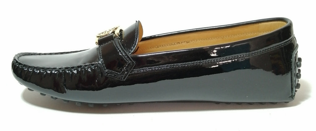 Louis Feraud Black Patent Leather Loafers, Brand New