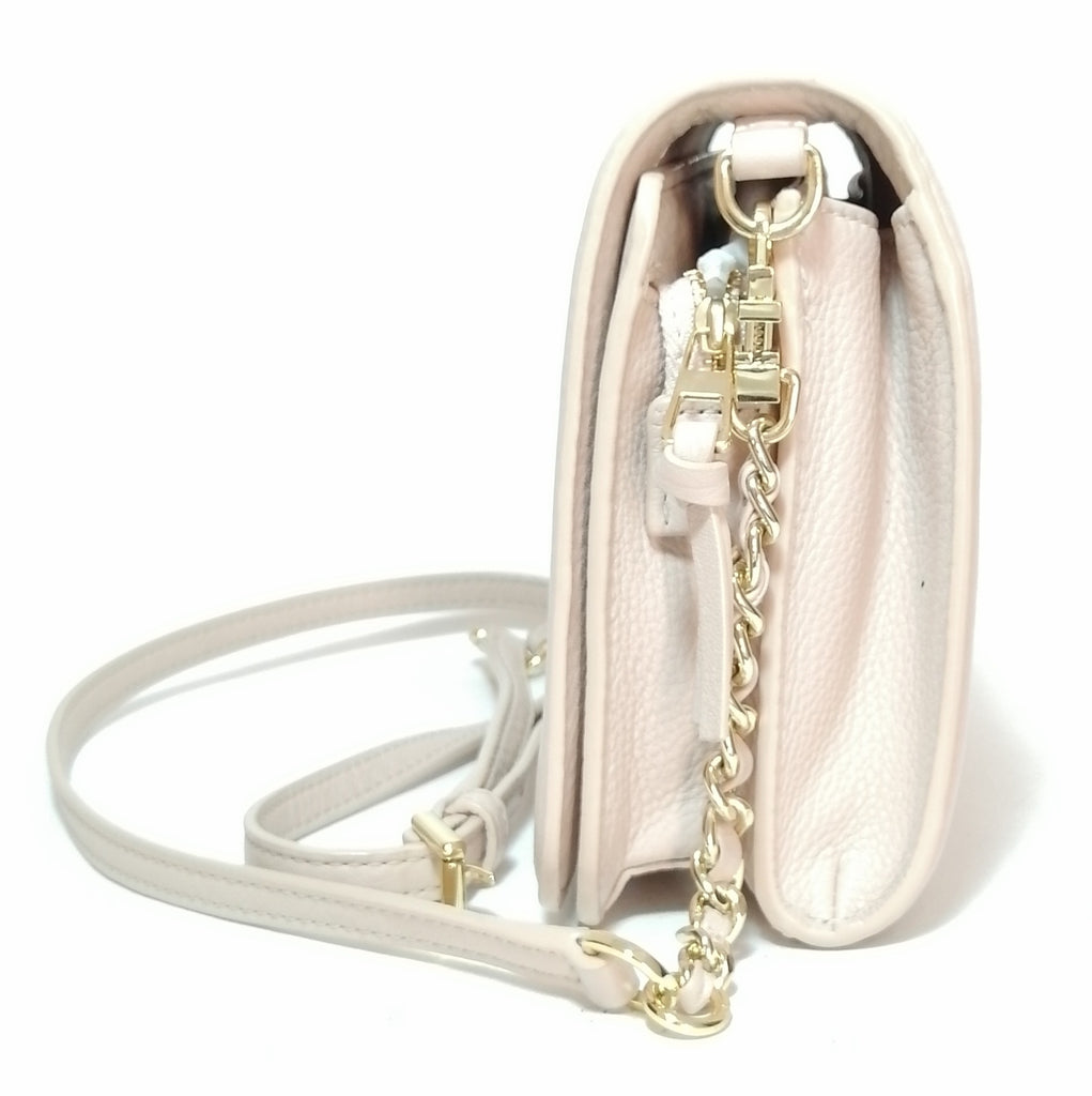 Tory Burch Nude Pink Bryant Leather Crossbody Bag
