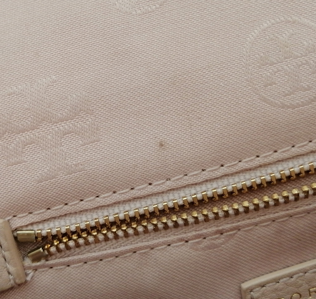 Tory Burch Nude Pink Bryant Leather Crossbody Bag