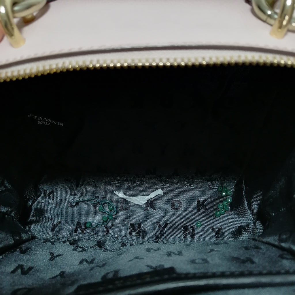 DKNY Light Pink Leather Crossbody Bag